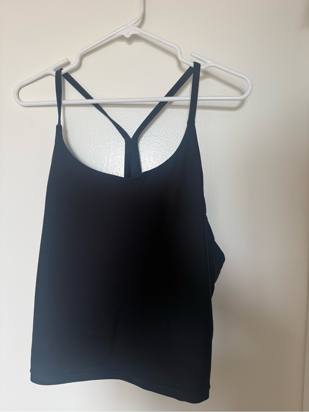 Old Navy Active PowerSoft Black Racerback Built-In Bra Tank Top XXL